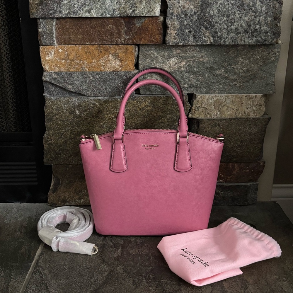 Kate Spade Leather Satchel Crossbody Bag